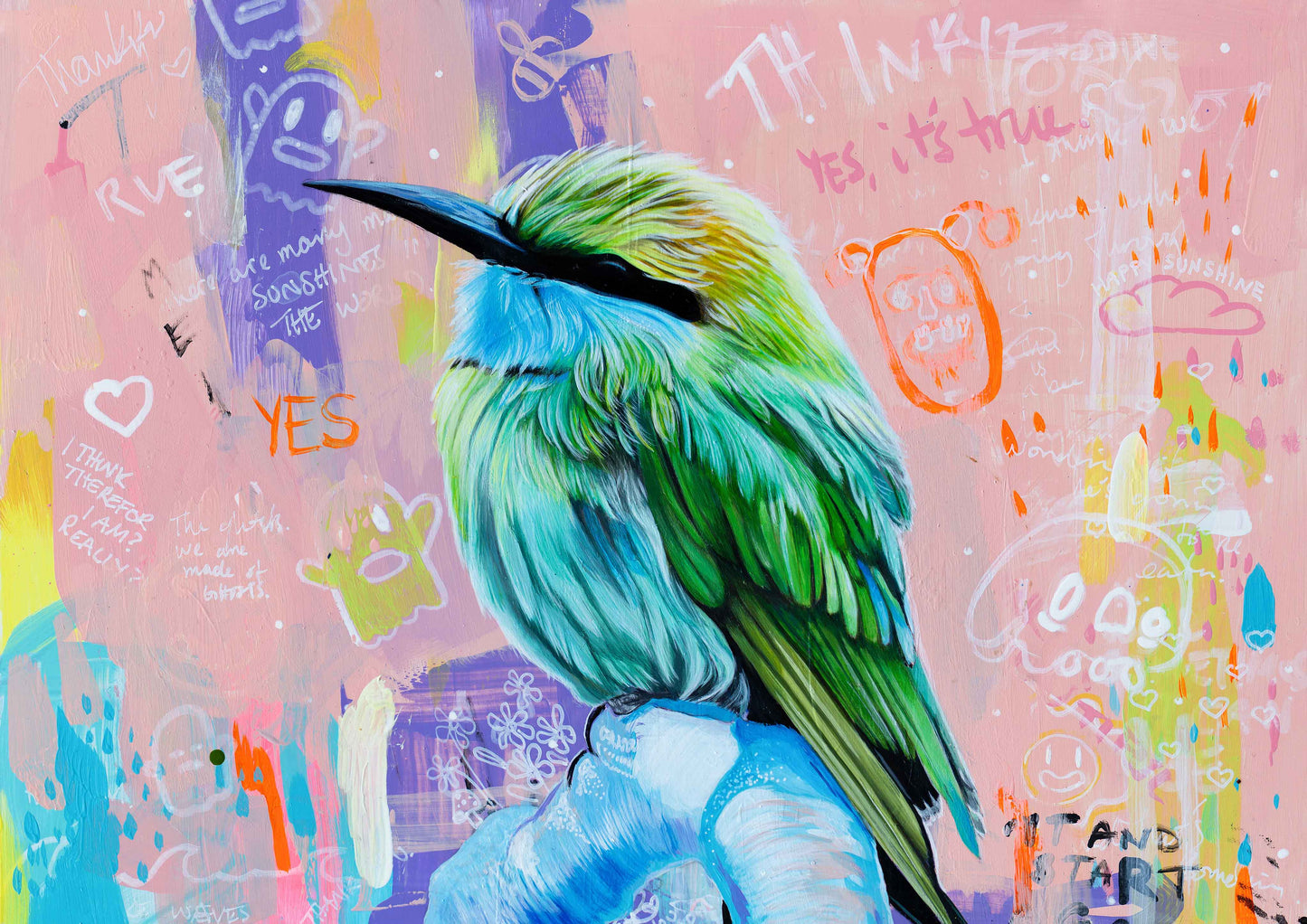 Funky Bee-Eater Giclee Print