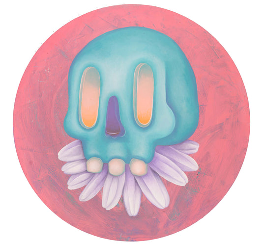 Flower Skull - Original Painting