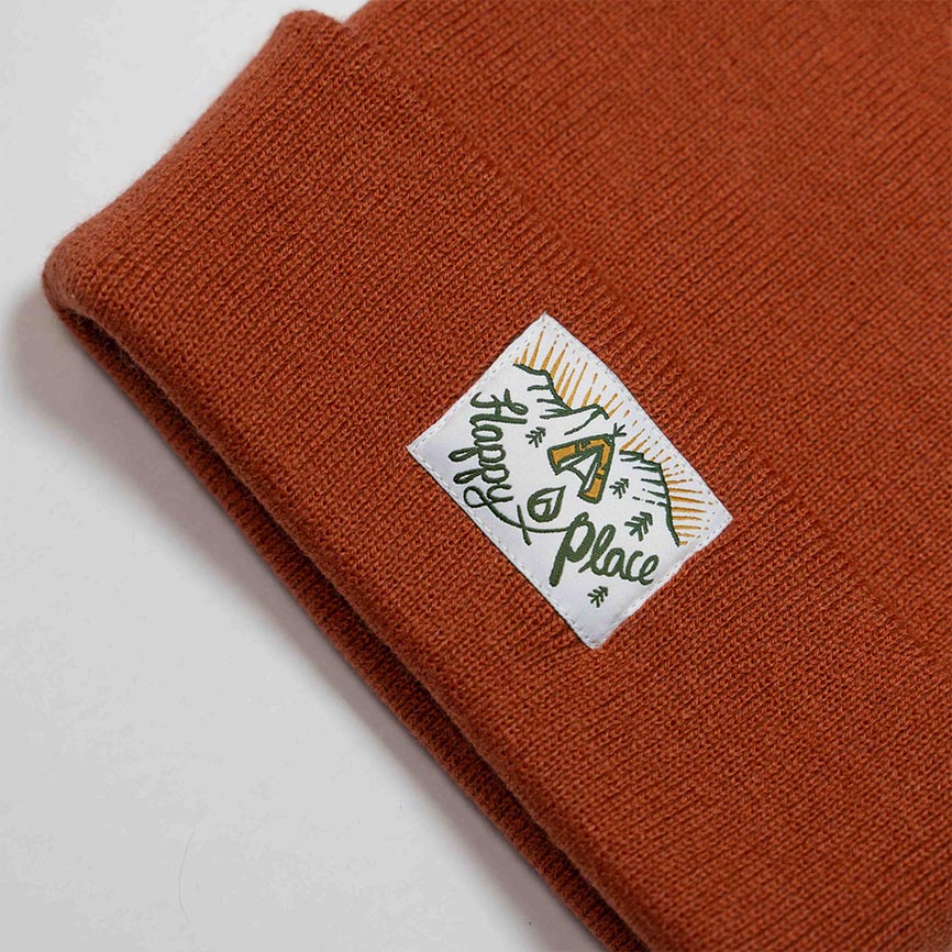Happy Place - Rust Beanie