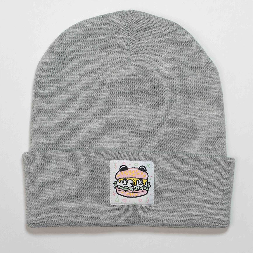 PANDA POUNDER - Blizzard Grey Beanie