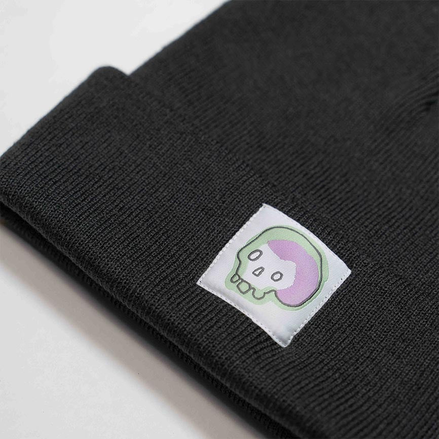 SKULL - Grey Beanie