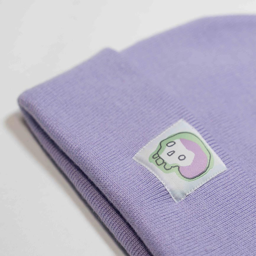 SKULL - Lilac Beanie
