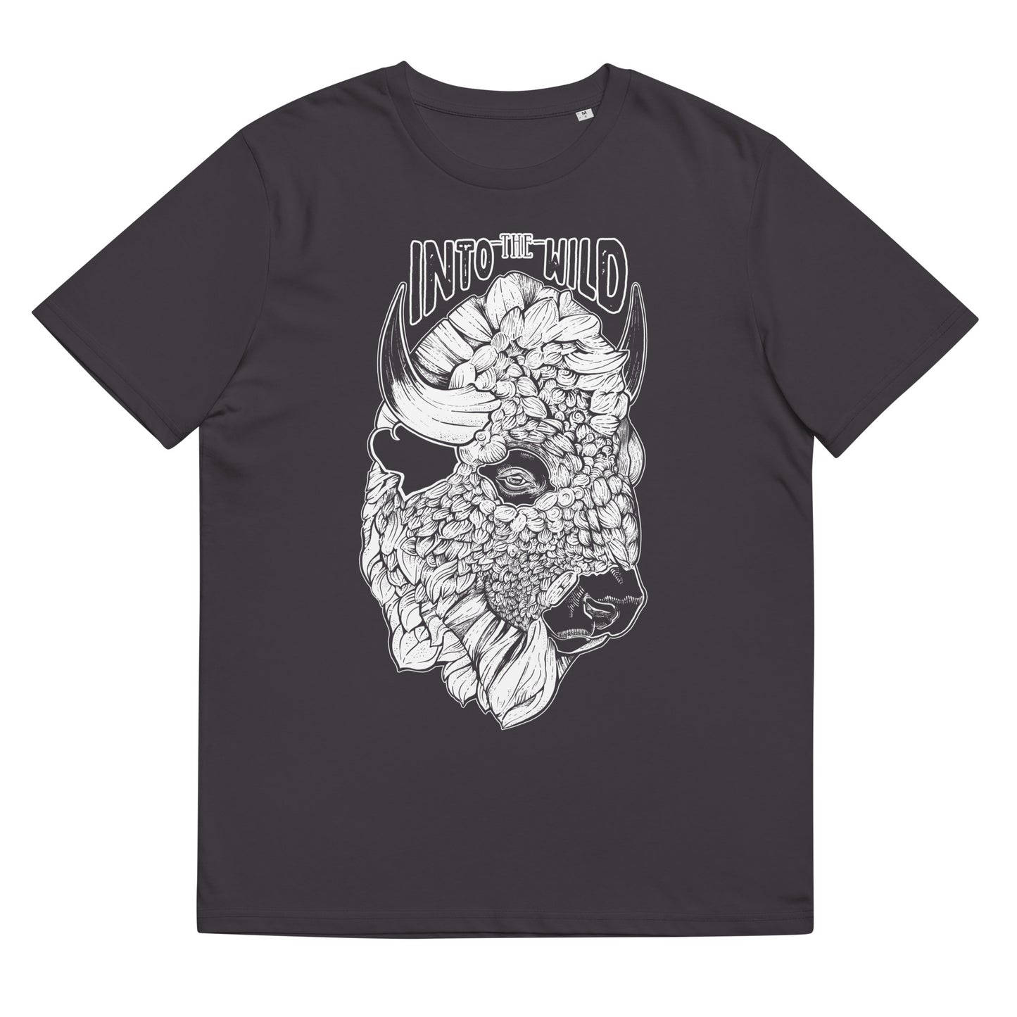 Bison Reverse Print organic t-shirt