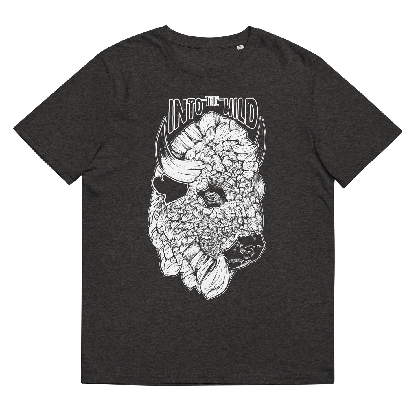 Bison Reverse Print organic t-shirt