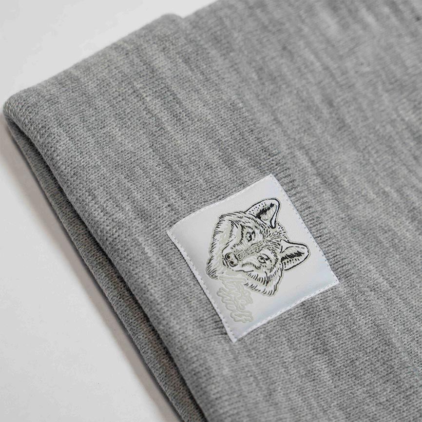 Lone Wolf - Blizzard Grey Beanie