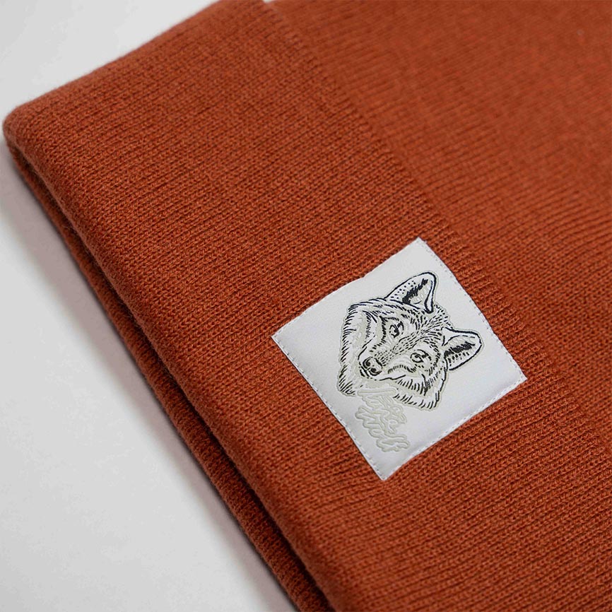 Lone Wolf - Rust Beanie