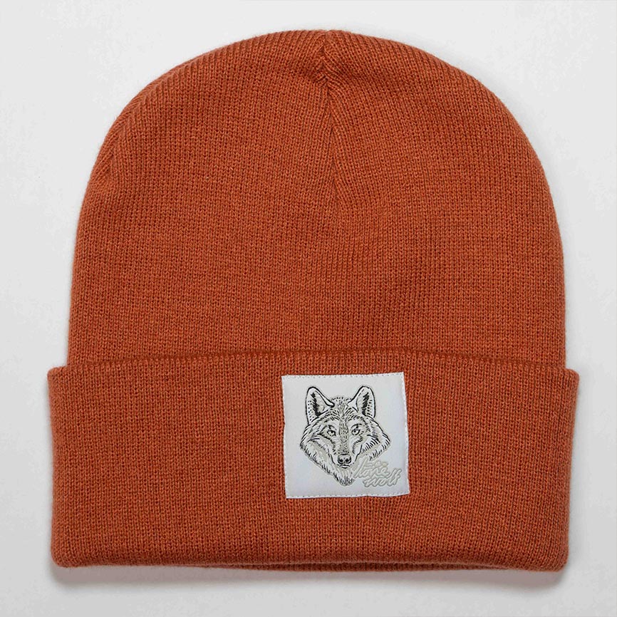 Lone Wolf - Rust Beanie