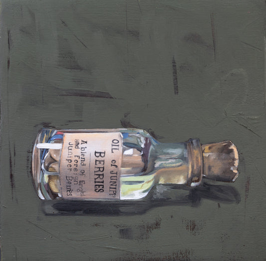 SOLD Small Bottle Oil Painting
