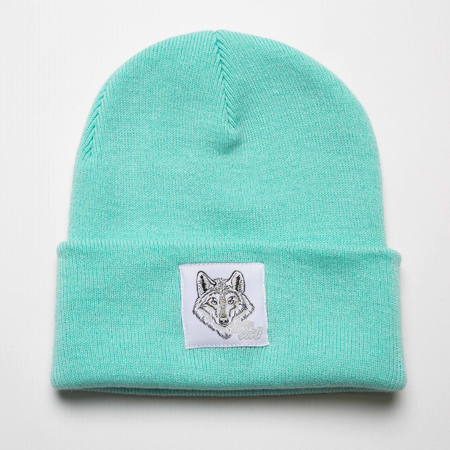 Lone Wolf - Mint Beanie