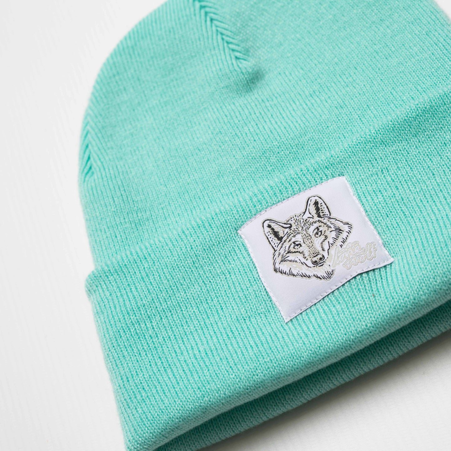 Lone Wolf - Mint Beanie