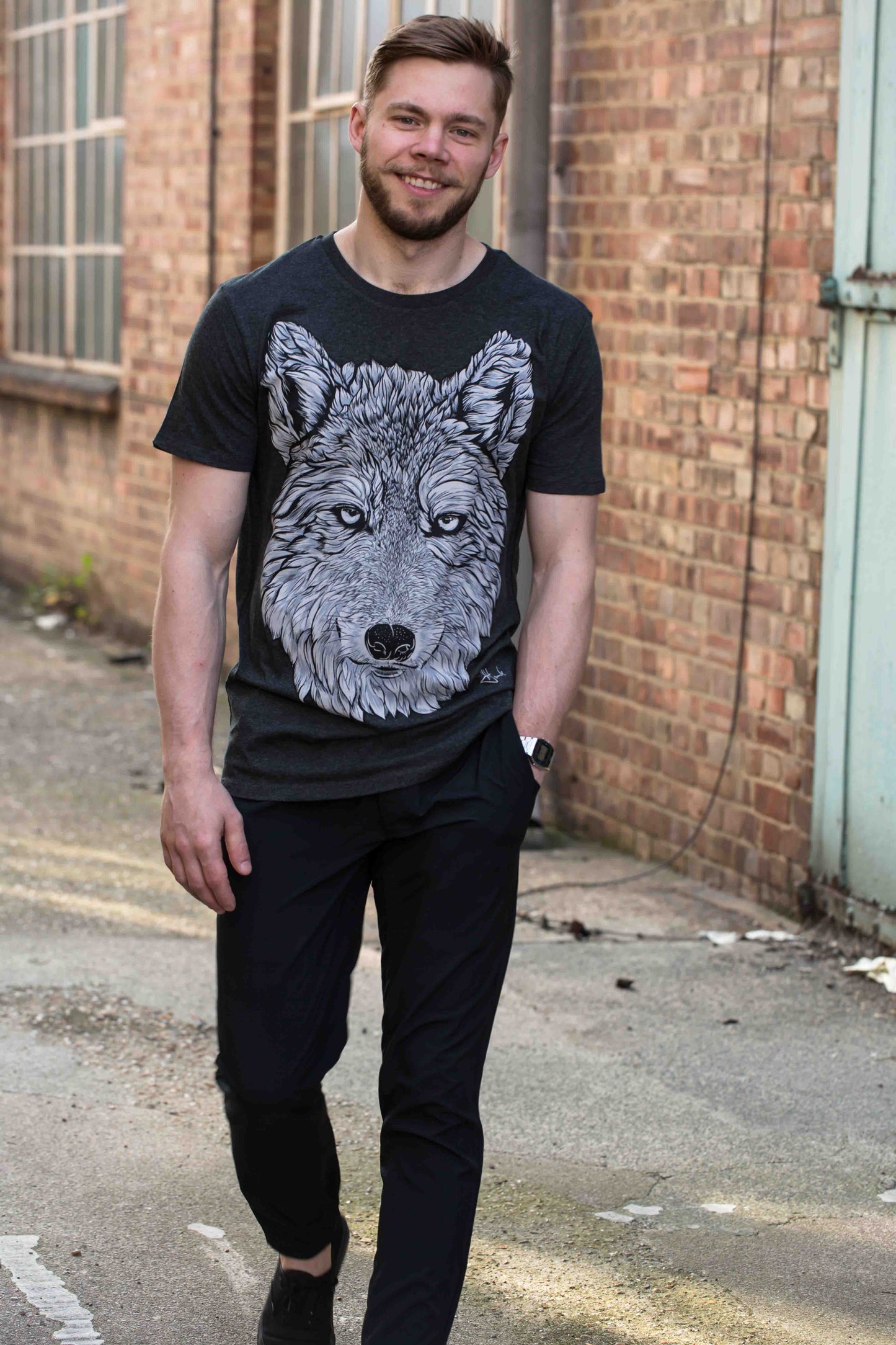 WOLF Screen Printed Organic Tee