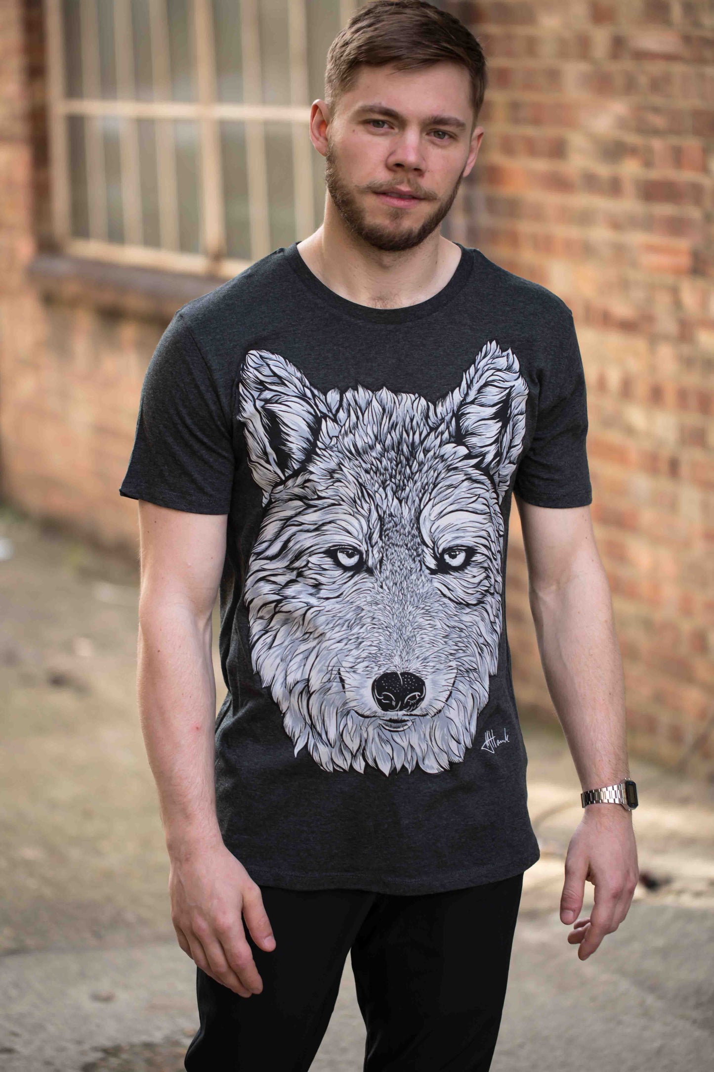 WOLF Screen Printed Organic Tee