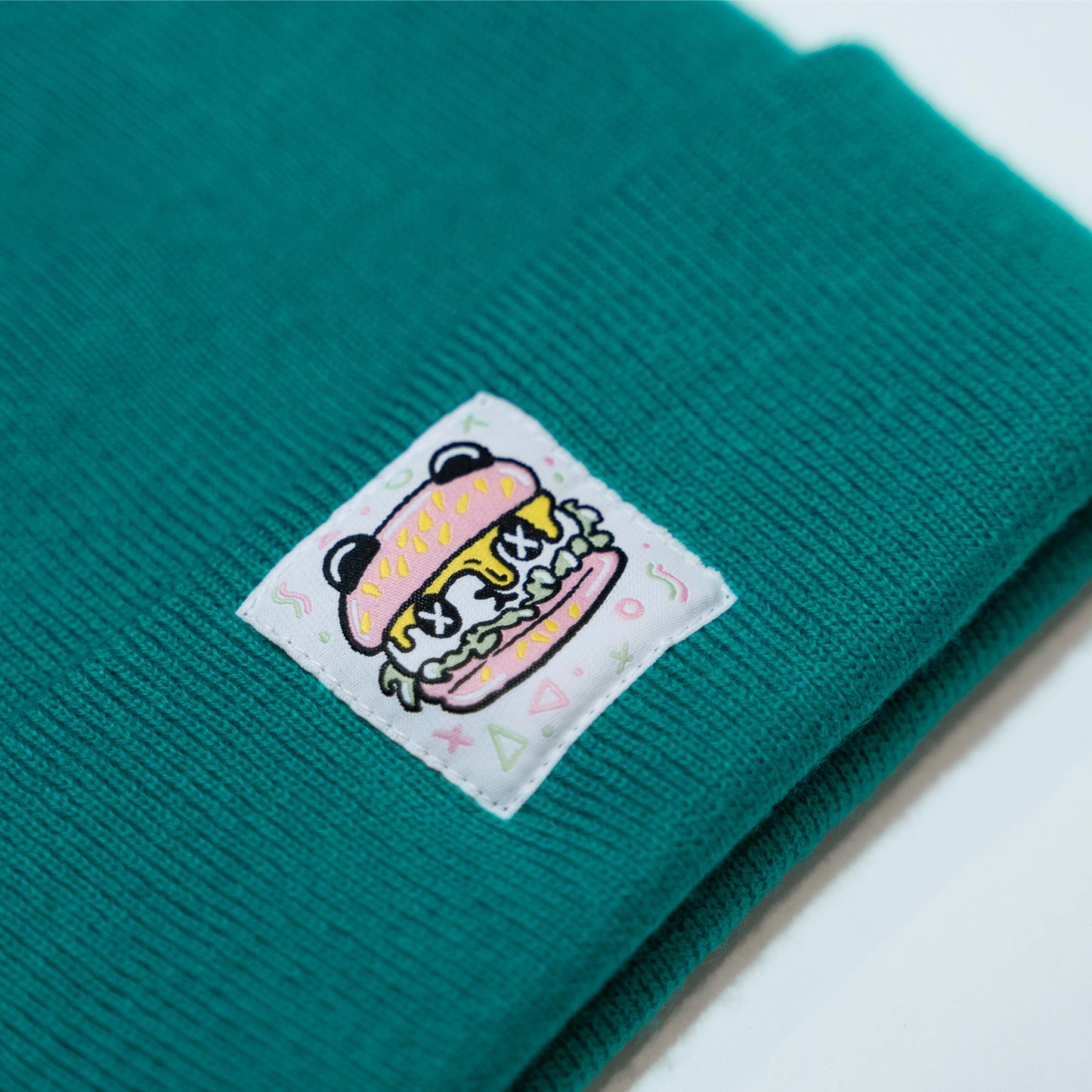 PANDA POUNDER - Emerald Beanie