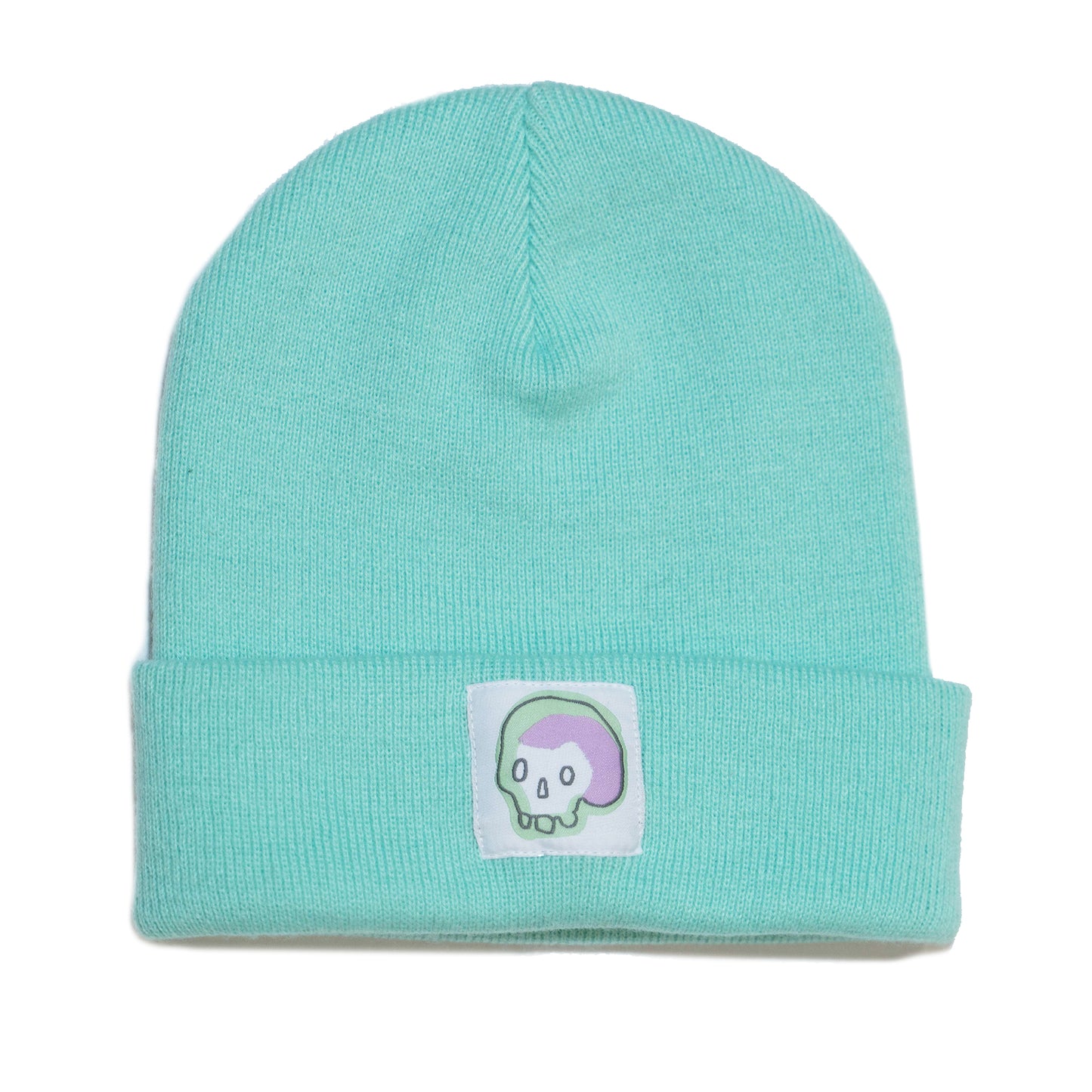 SKULL - Mint Beanie