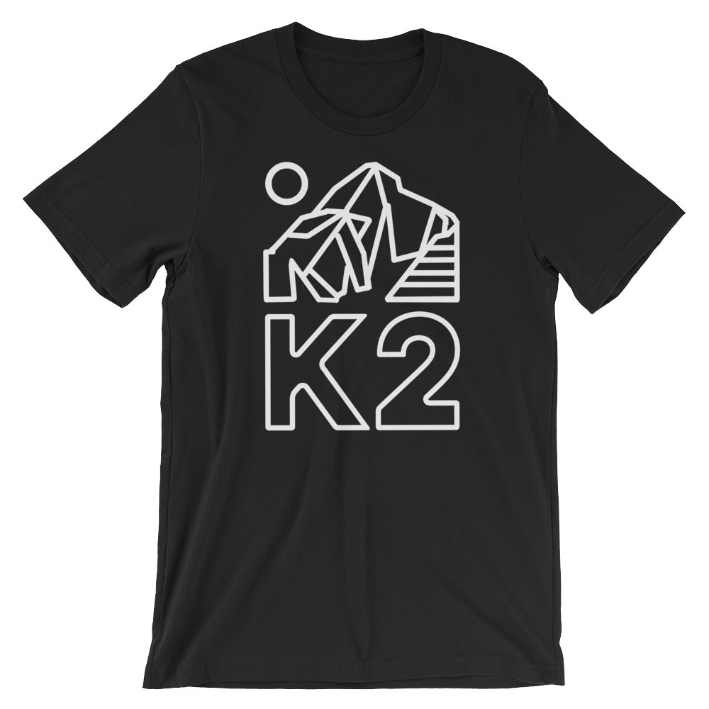 K2 White Print Graphic Tee