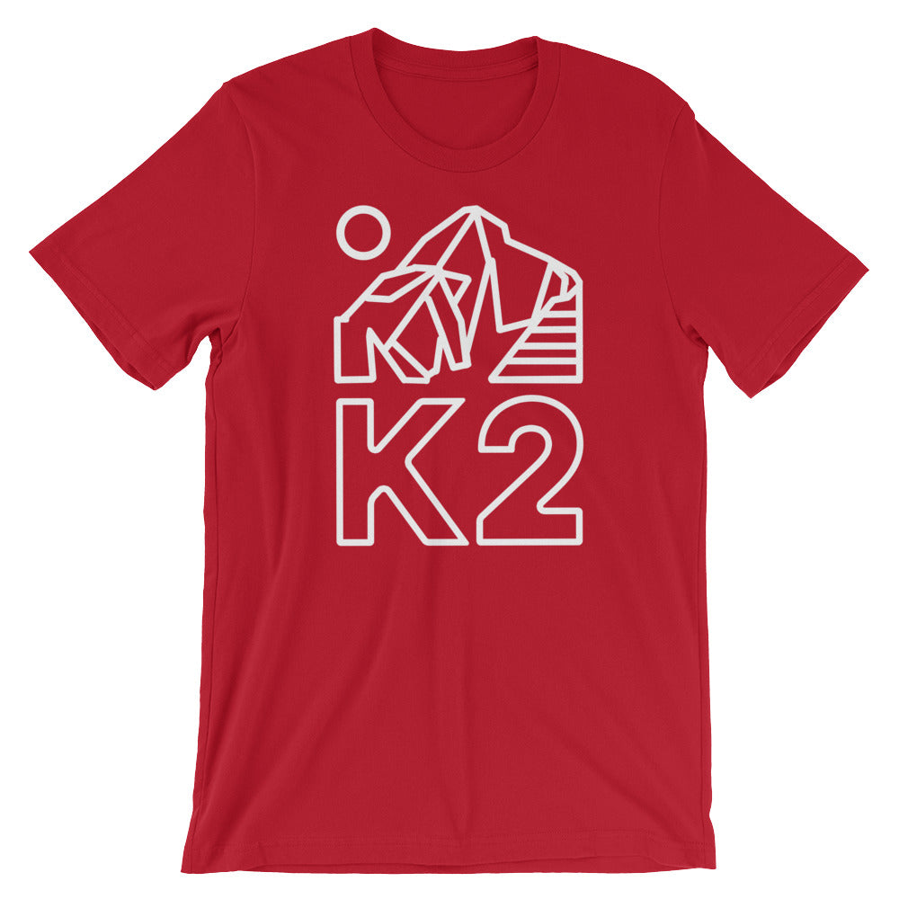 K2 White Print Graphic Tee
