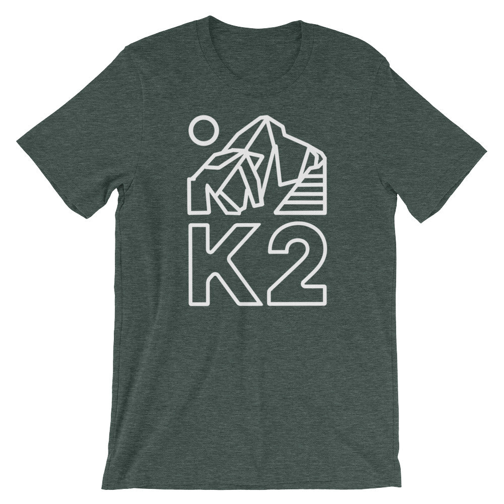 K2 White Print Graphic Tee