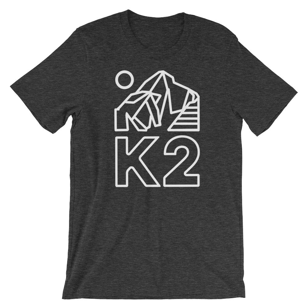 K2 White Print Graphic Tee