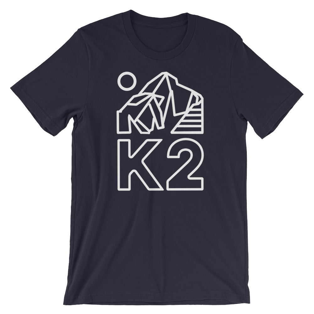 K2 White Print Graphic Tee