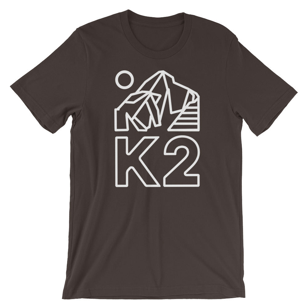 K2 White Print Graphic Tee