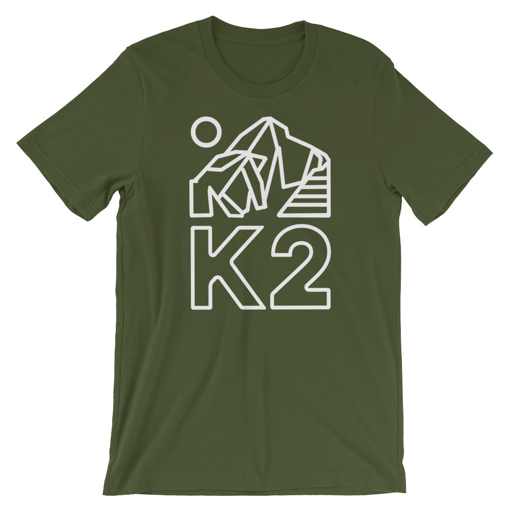 K2 White Print Graphic Tee