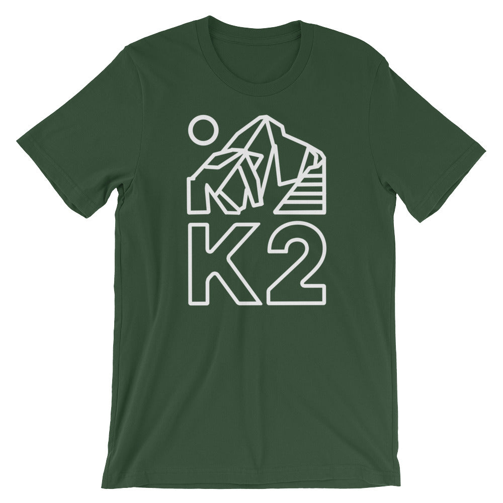 K2 White Print Graphic Tee