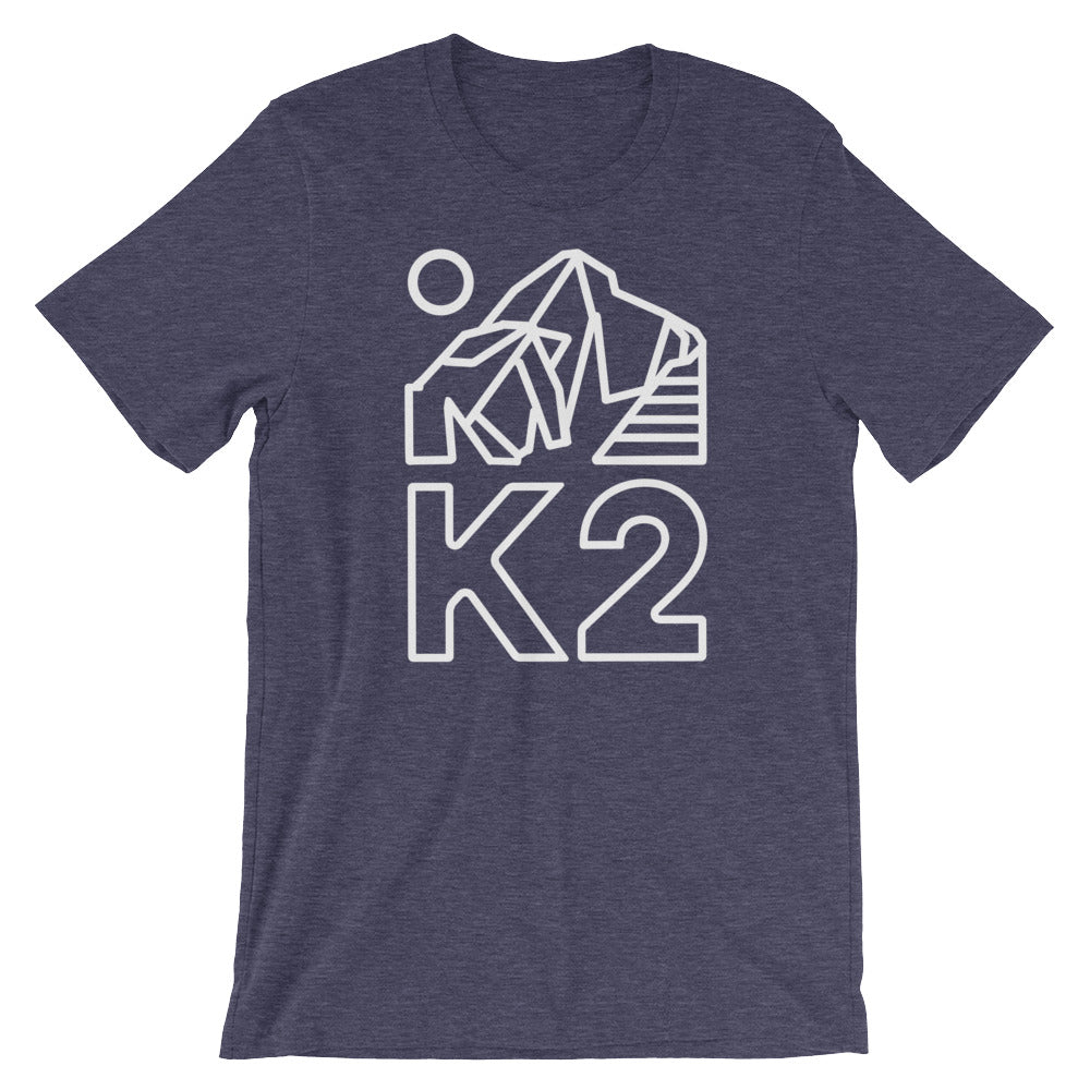K2 White Print Graphic Tee
