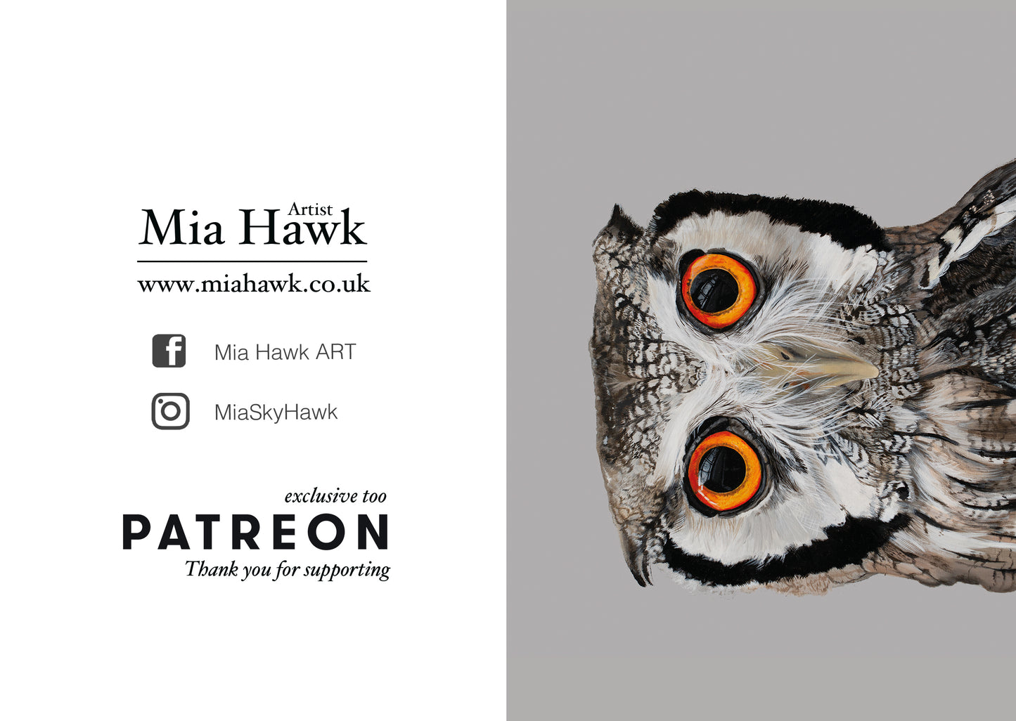 PATREON GREETING CARD pack 1 TOKEN
