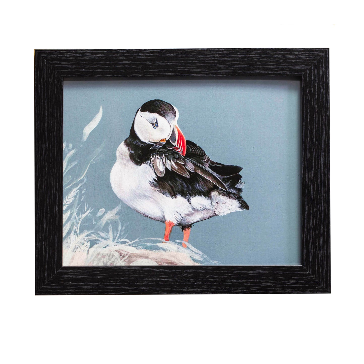 Puffin Grooming Giclee print