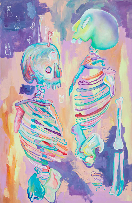 Skeletons/Connect Original Painting