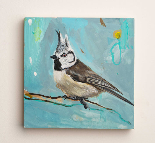 Crested Tit - Original Painting