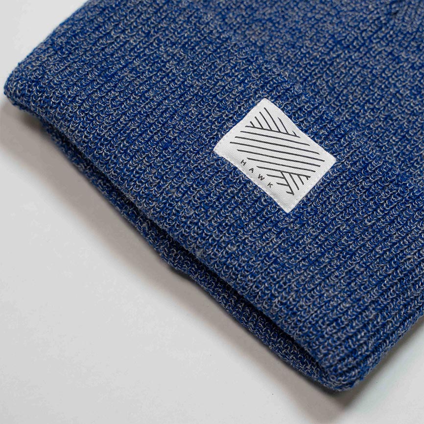 Intertwined - Blue Speckled Beanie