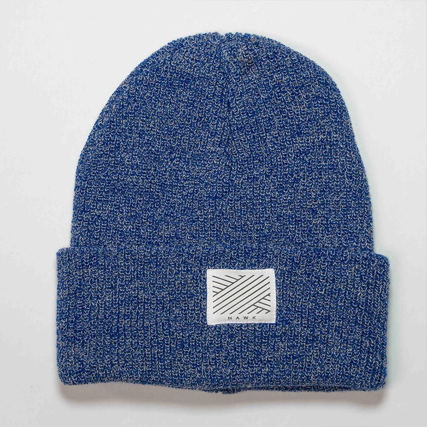 Intertwined - Blue Speckled Beanie