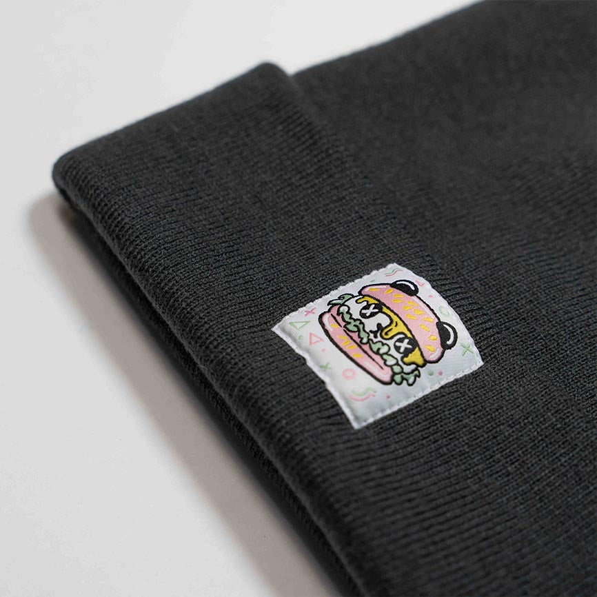 PANDA POUNDER - Grey Beanie