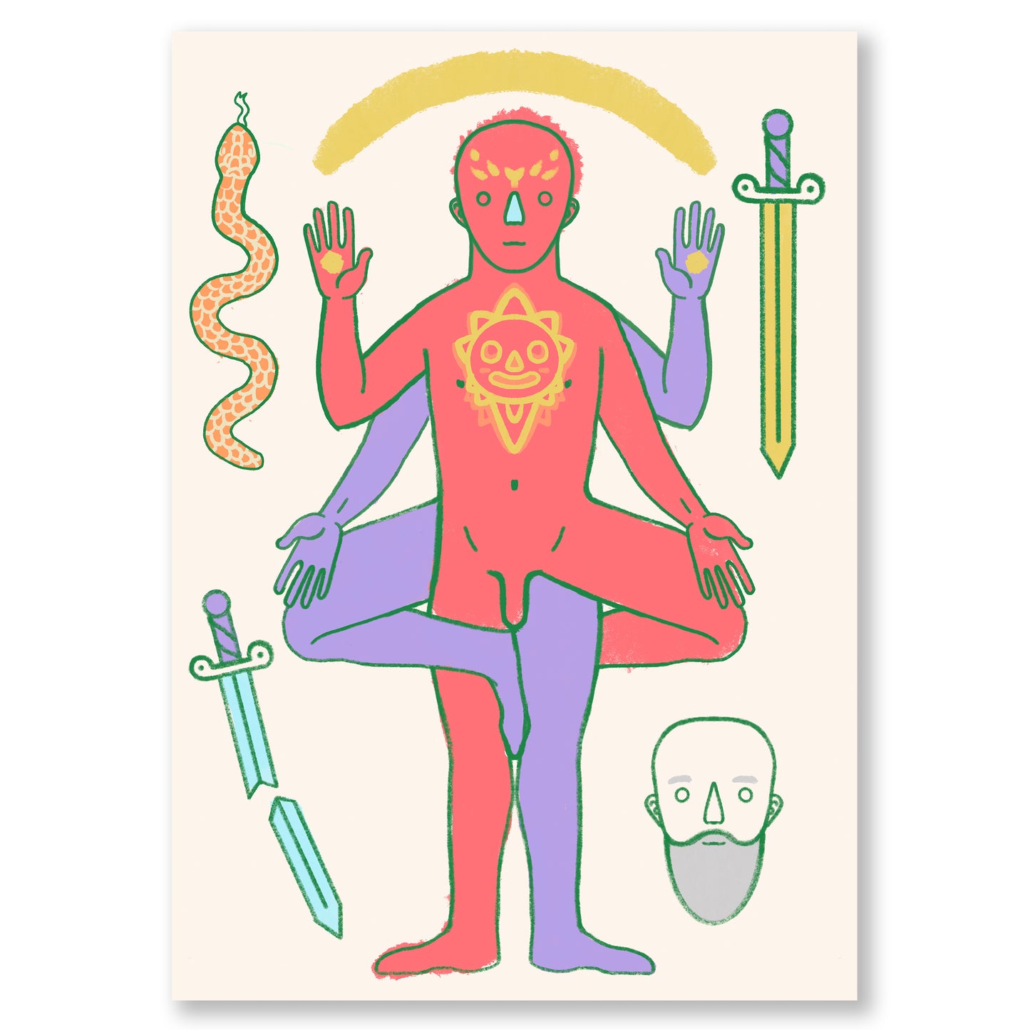 The Sun Man Giclee Print