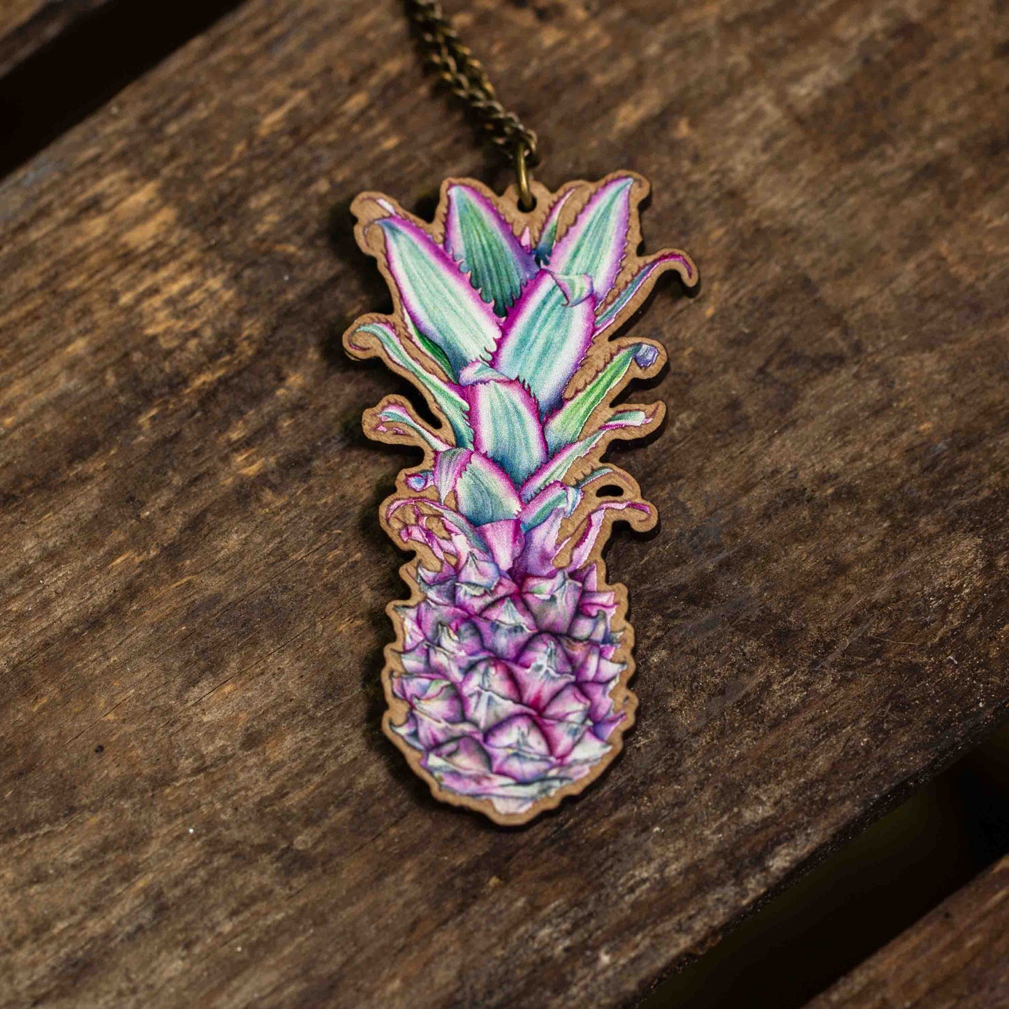 Pink Pineapple Necklace