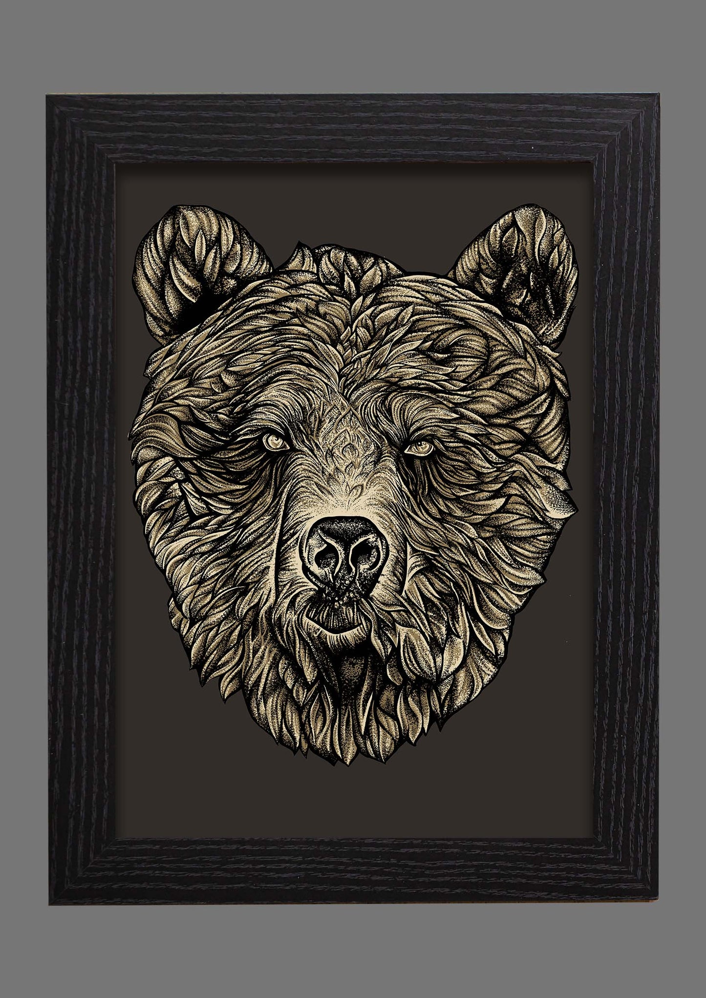 Bear A4 print