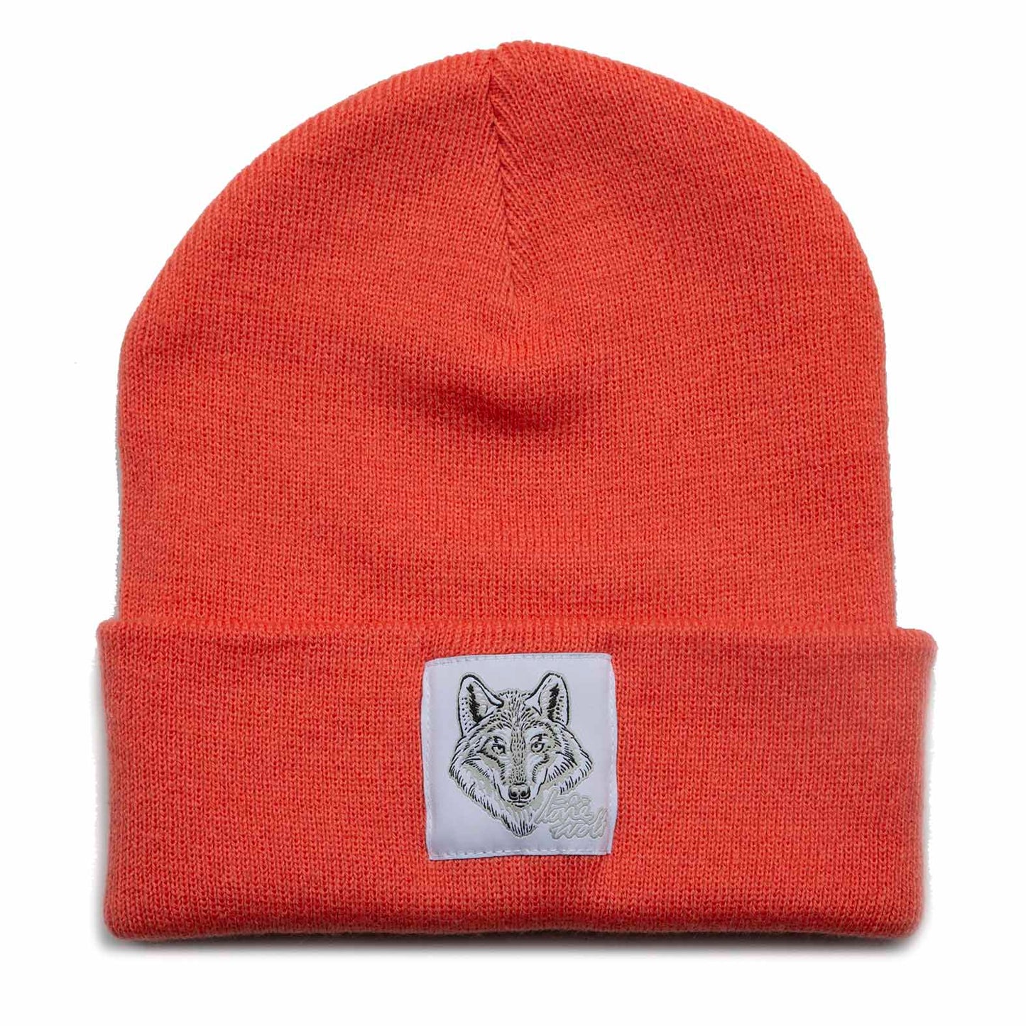 Lone Wolf beanie - Coral