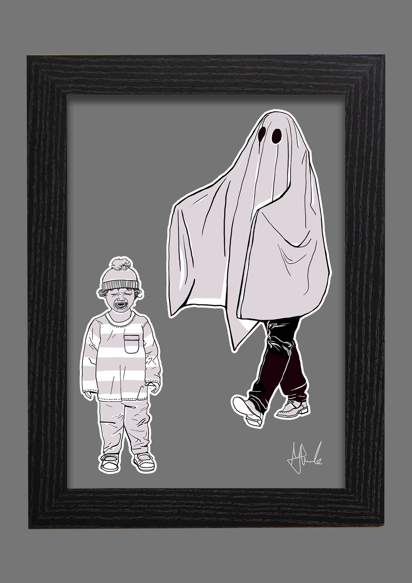 Ghost A4 print