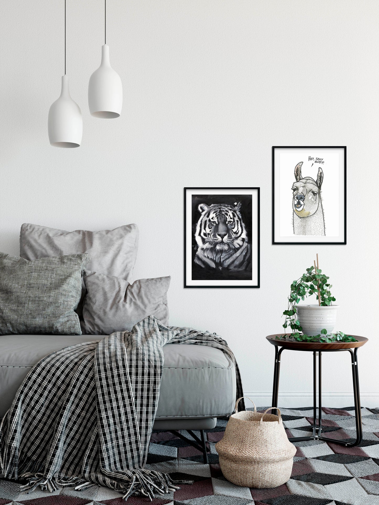 Lama A3 print