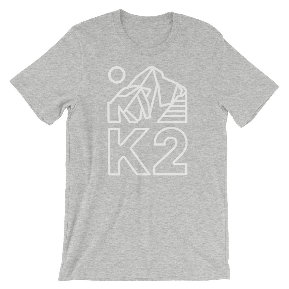 K2 White Print Graphic Tee