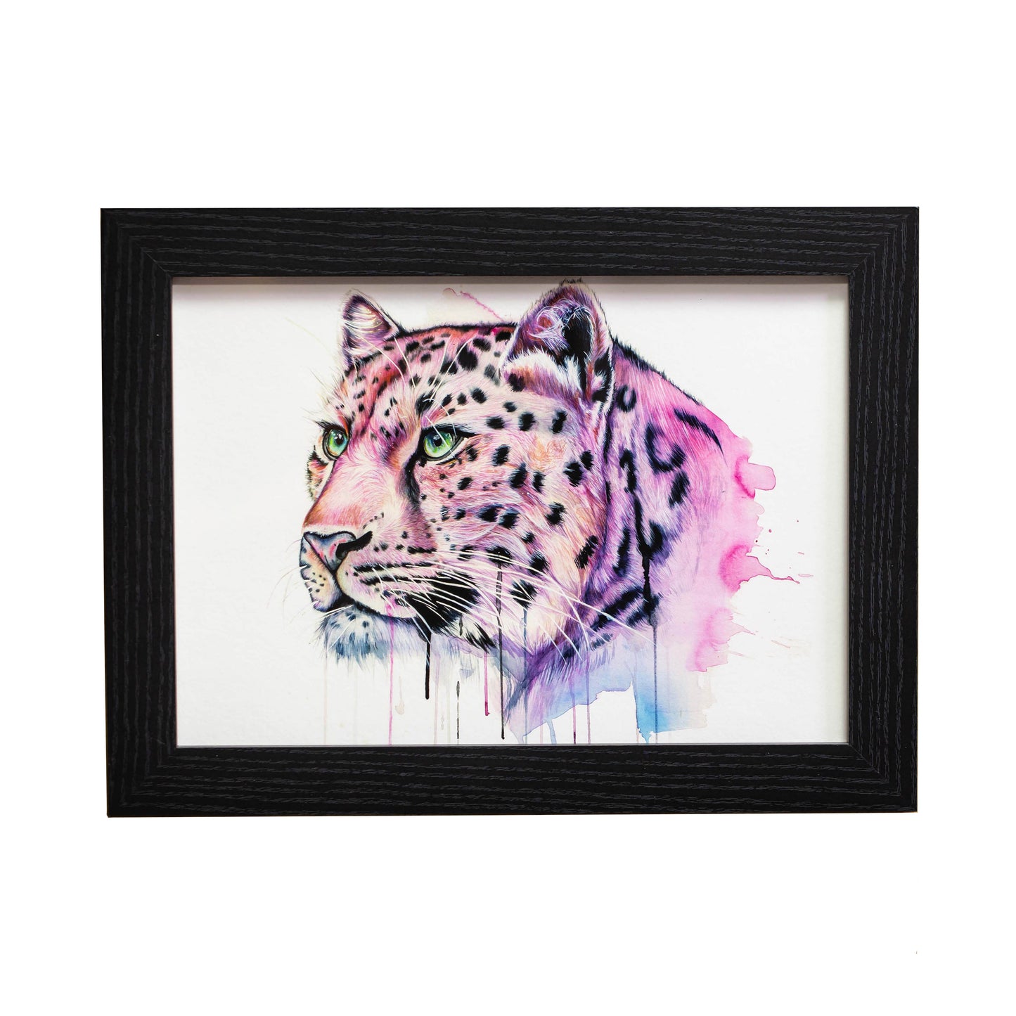 "Pink Leopard" Giclee print