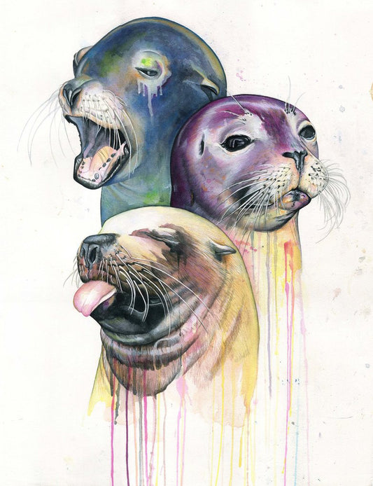 SEALS Limited Edition Giclee Print