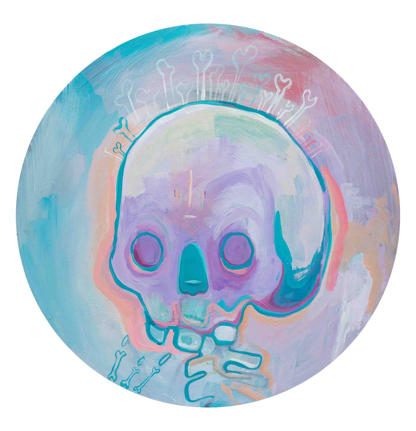 Skull Portrait #1 circular